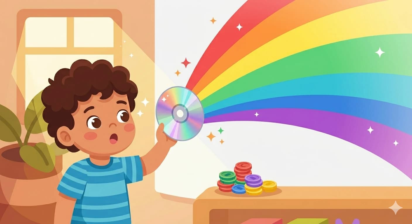 Pelangi dari CD