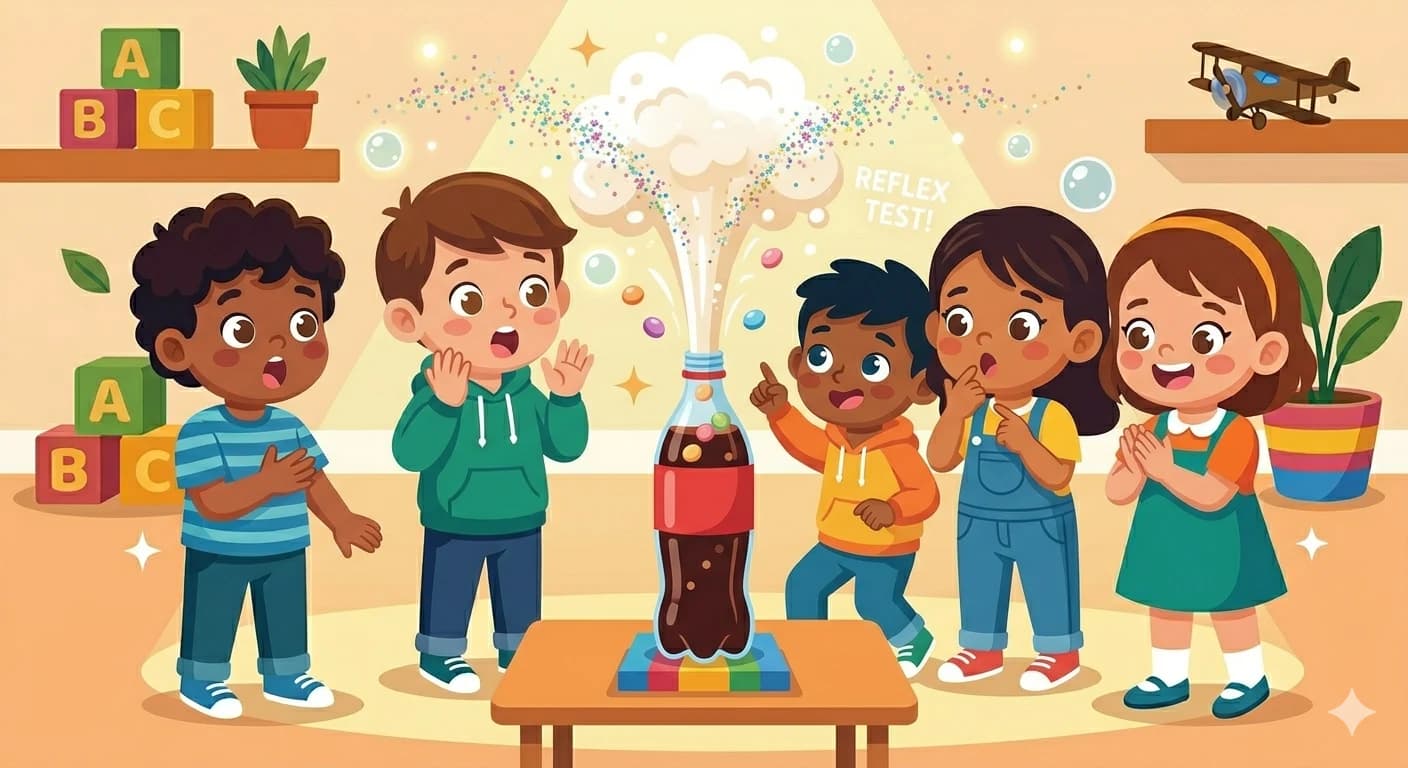 Ledakan botol soda dan Mentos!